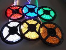 Светодиодная лента 60 SLT 5050 2Х негерметичная 14,4W 12V (RGB) Светодиодная лента 60 SLT 5050 2Х негерметичная 14,4W 12V (RGB)