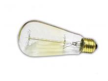 Классическая лампа Эдисона Е27 40W 220V RETRO STYLE BULB GOLD